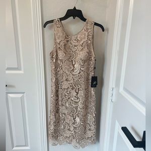 Gold Adrianna Papell dress